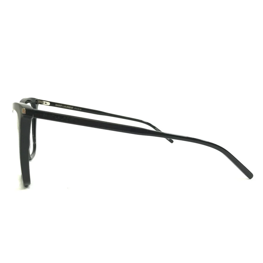 Saint Laurent Eyeglasses Frames SL386 005 Black Butterfly Full Rim 55-16-145